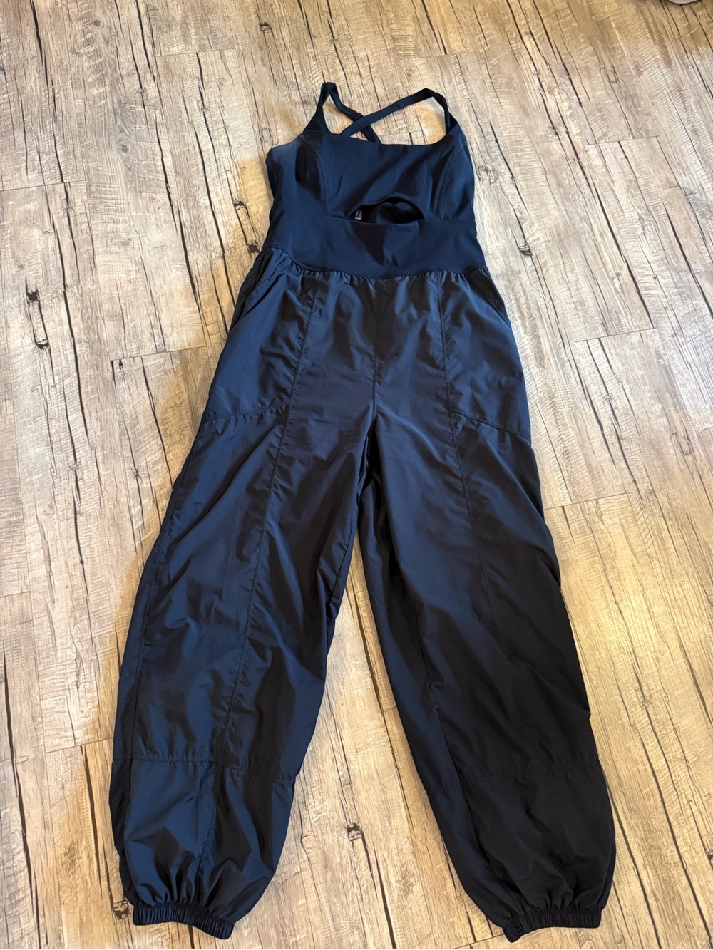 FP Movement by Free People Black Athletic Jumpsuit Romper Righteous onesie small